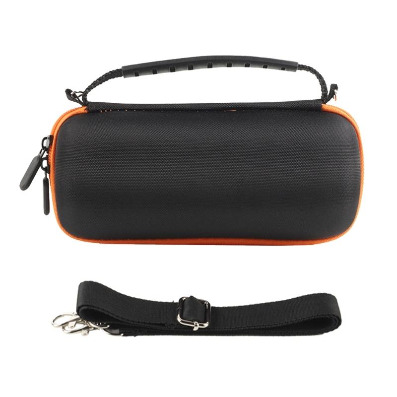 Hard Carry Case For Flip 7 Bluetooth-compatible Speaker Holder Shockproof Bag with Shoulder Strap Soft Flocking Interior