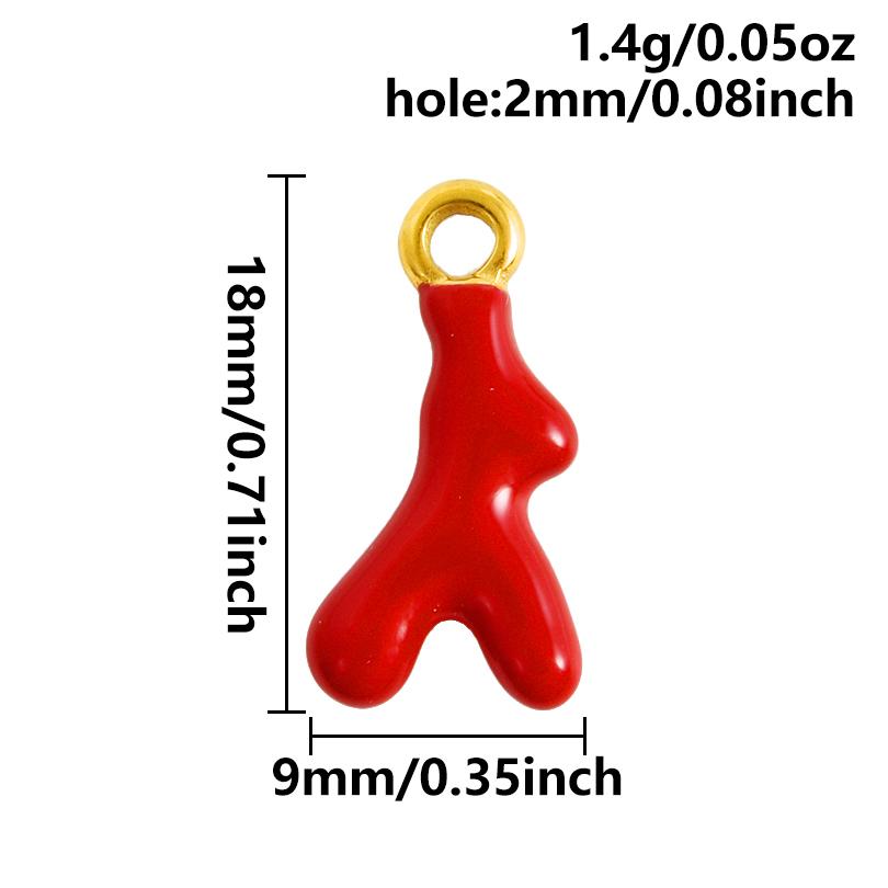 2 Stück Roter Hummer Krebs Koralle Echtsilber Vergoldet Edelstahl Emaille Anhänger Für Schmuckherstellung Zubehör DIY Strand Halsketten Anhänger