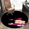Peanuts Snoopy Chair Mat Round Carpet for Home Office Living Room Bedroom