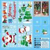 Santa Claus Self-Adhesive Christmas Window Stickers – Festive Holiday Decoration