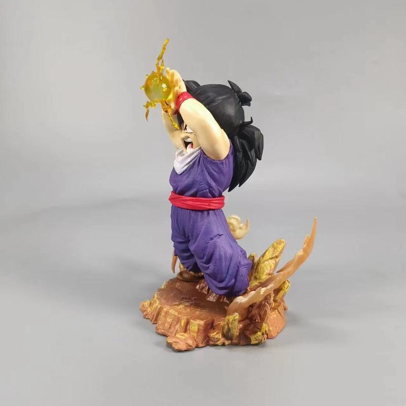 18 cm dynamic seven dragon hand-made beads Son Gohan PVC model angry Son Gohan action figure statue collection model ornaments