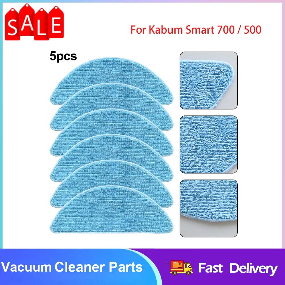 

5Pcs Mop Cloth For Kabum 700/500 Robot Vacuum Cleaner Washable Cleaning Cloth Mopping Pad Replacement Accessories CHINA