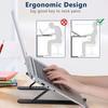 Foldable Laptop Stand Adjustable Portable Notebook Bracket Support Base Aluminum Alloy Holder For Macbook Laptop PC Accessories