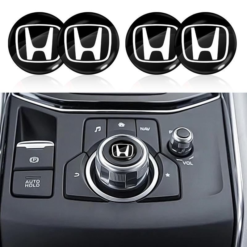 Car Lock Keyhole Stickers Door Lock Protect Car 3D Stickers For Honda Fit Mugen Insight Type S R VTEC DOHC Modulo Vezel Legend RR Si