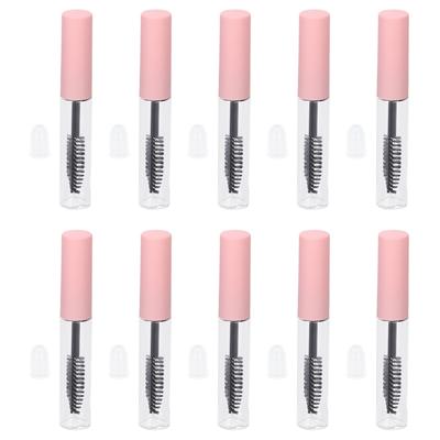 10 unidades de 5 ml de tubo de rímel vacío, rellenable, transparente, portátil, para pestañas, botella cosmética para rímel.