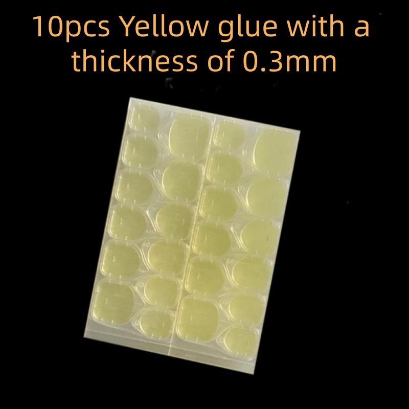Double Sided Nail Jelly Glue Transparent Fake Nail Art Tape Adhesive Stickers DIY Reusable Nail Accessories