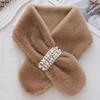 Long Thicken Neck Scarf Korean Style Fluffy Knitting Neck Shawlrf  Autumn/Winter