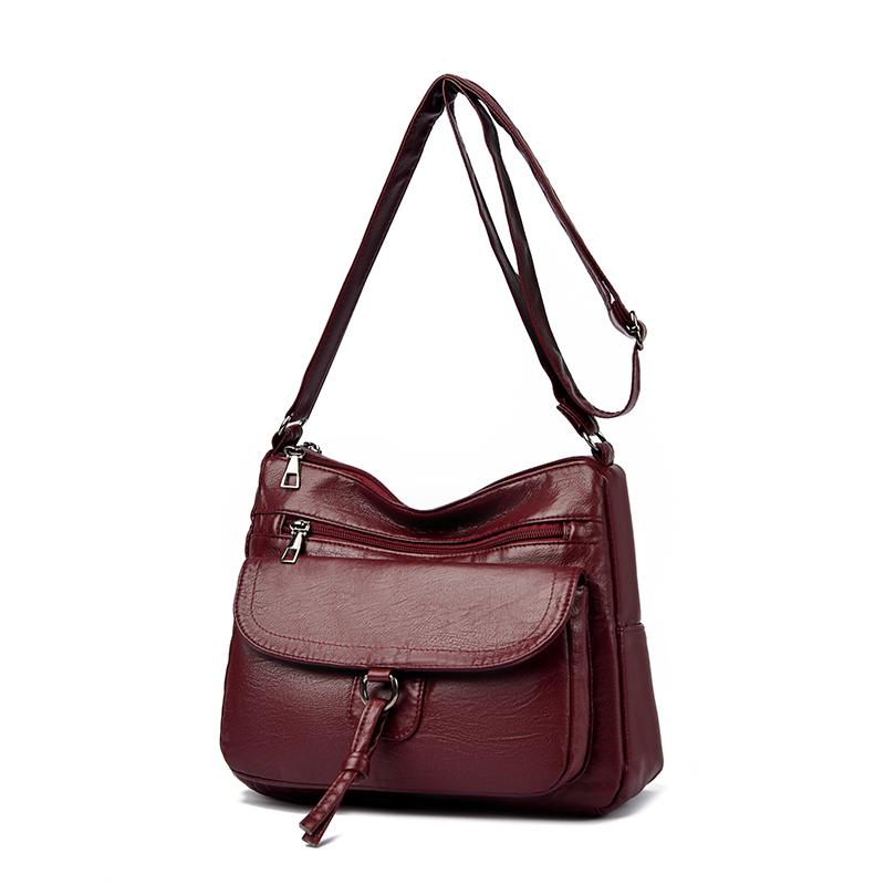 Women's Bag Multi-Pocket Shoulder Bag Lightweight Large Capacity Crossbody Bag