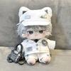 niannyyhouse 20cm Plush Clothes White Cotton Accessories Set Cat, Hat, Jacket, Shirt, Shorts, Backpack, Glasses, Dress-Up, Doll,