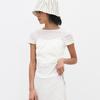 MOHAN TFR STITCH COTTON BUCKET HAT_IVORY
