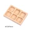 1:12 Dollhouse Miniature Cake Tray Dessert Food Grid Plate Kitchen Model Decor Toy Doll House Accessories