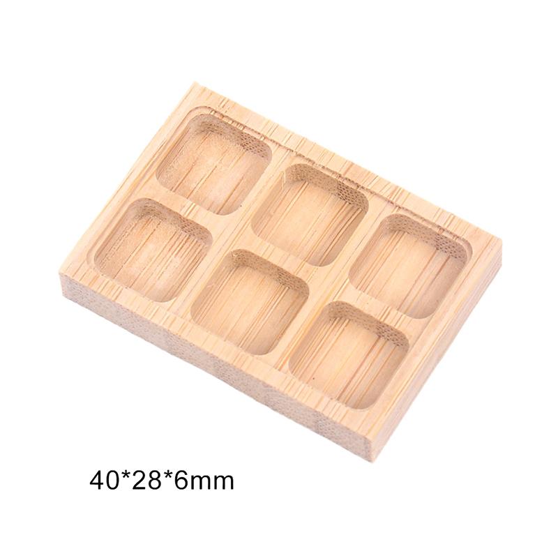 1:12 Dollhouse Miniature Cake Tray Dessert Food Grid Plate Kitchen Model Decor Toy Doll House Accessories