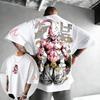 Dragon Ball Japanese Anime Pure Cotton Tshirt Summer Mens and Womens Anime Enthusiasts Fashion Sports Casual Streetwear Tees