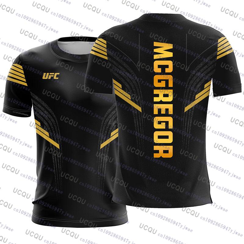 ETST 03 UFC 2025 Nieuwe Mode Conor McGregor Mixed Martial Art T-shirt 3D Print Korte Mouw Vechten Tops Vintage Sportkleding MMA Jersey L