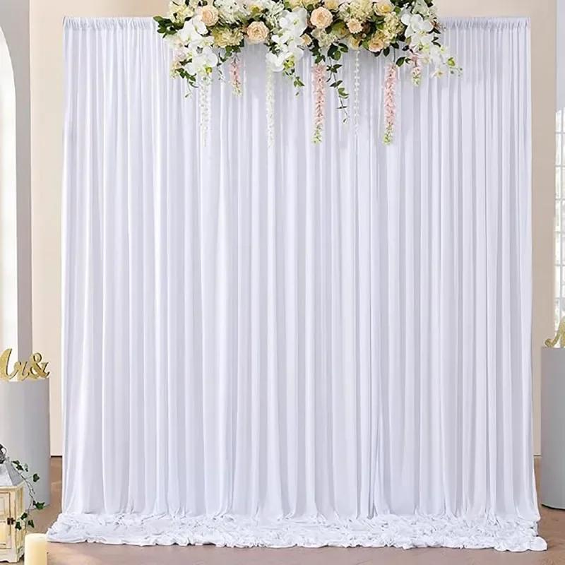 5x8/10ft Wedding Party Backdrop Drape For Parties, Photo Backdrop Drapes For Wedding Birthday Party Photography Background 1pcs