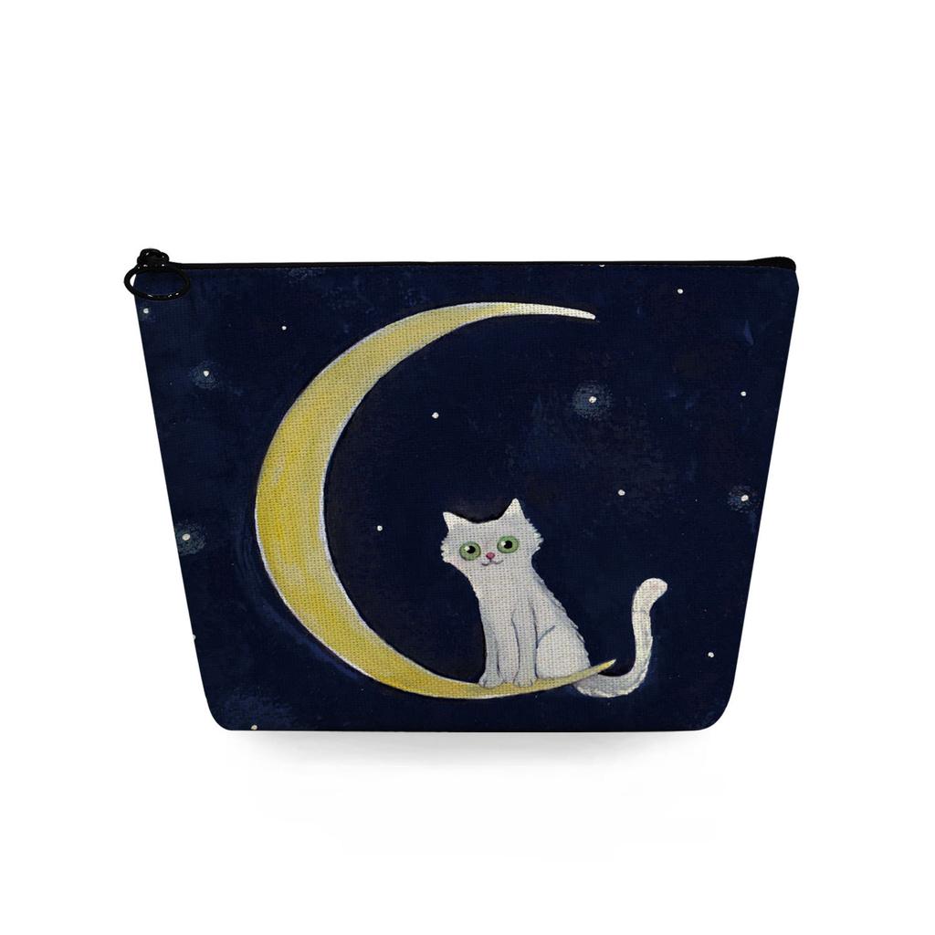 Women Cartoon cat Print Cosmetic Bag Toiletries Organize Travel Storage Case 6868