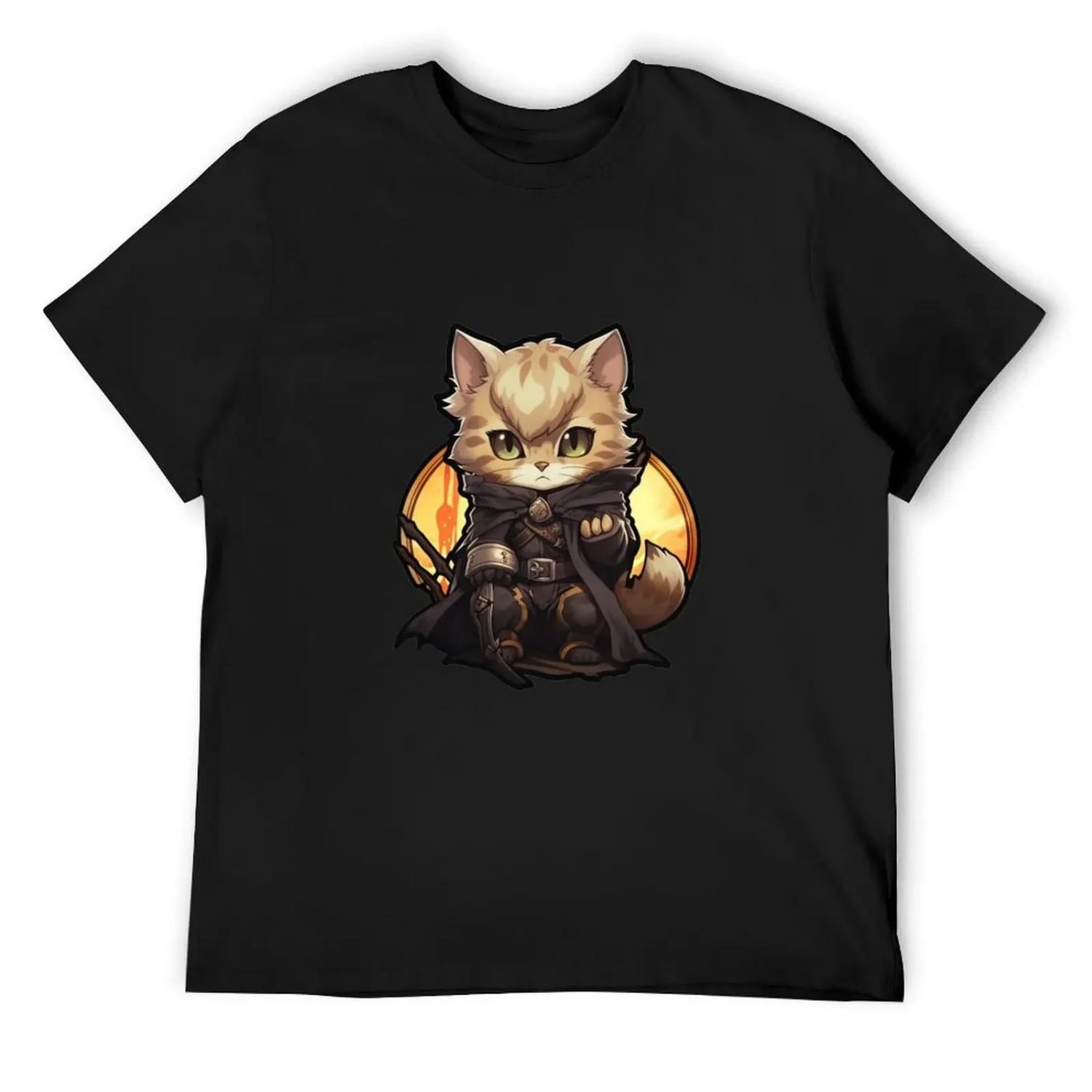 D&D Tabaxi Rogue T-Shirt affliction shirts graphic t shirts funny meme t-shirts quick drying heavyweight t shirts for men S
