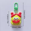1PC Funny Cute Girls Gifts Sausage Big Mouth Monster Keychain Cartoon Resin Key Chains