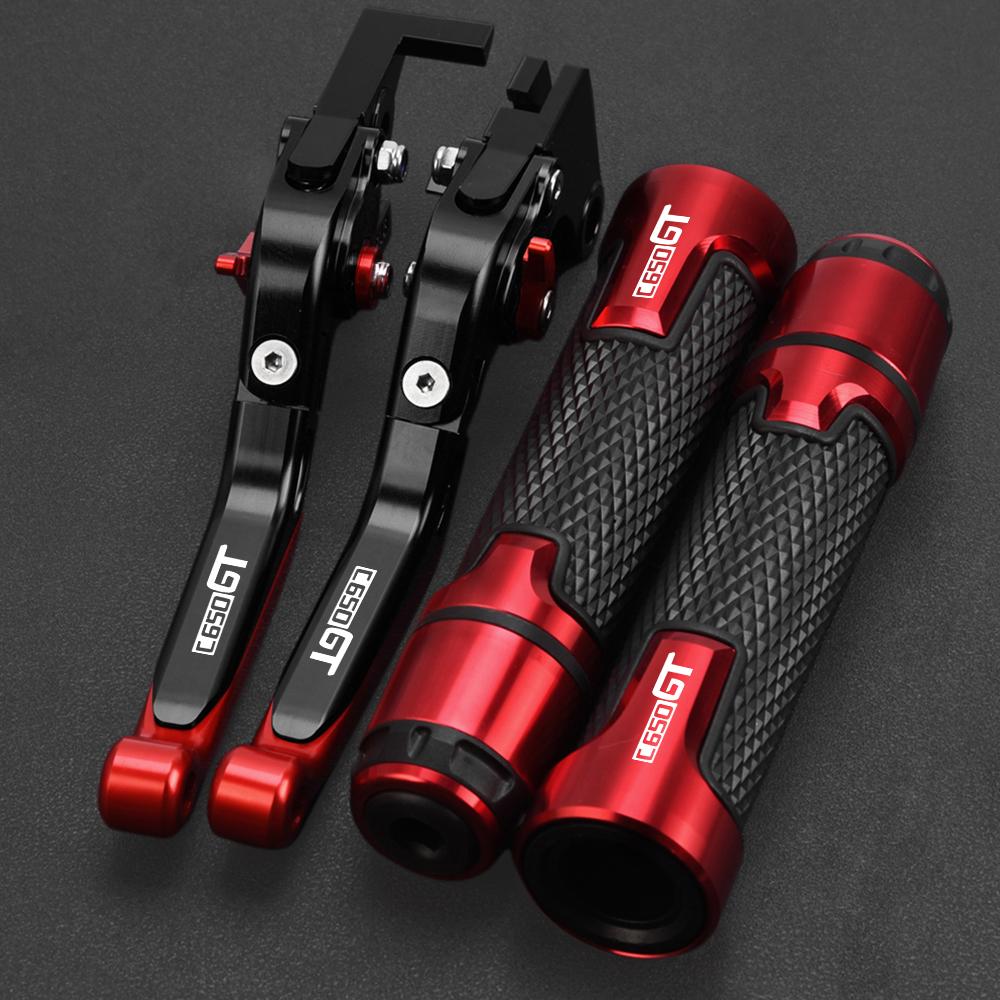 Motorcycle Aluminum Adjustable Brake Clutch Levers Handlebar Hand Grips Ends FOR BMW C650GT C 650 GT Maxi Scooters 2011-2017