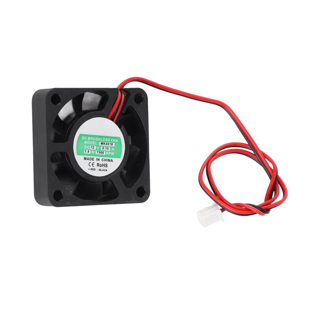 Hatching Machine Cooling Fan Industry Incubator Dedicated Fans Accessory (4010 Axial Flow 12V)