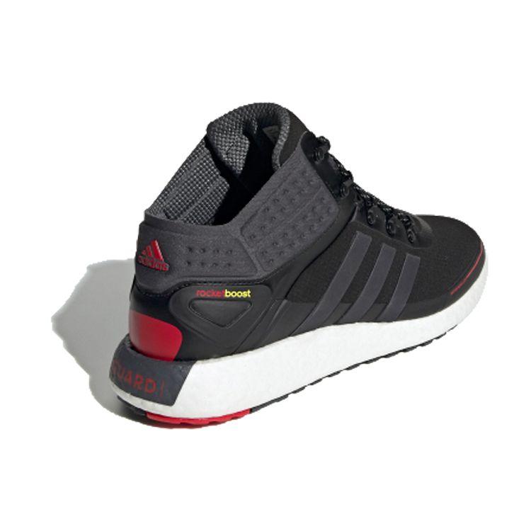 Adidas Rocket Boost Versatile Comfortable Fabric Shock Absorption Non-Slip Wear-Resistant Breathable Mid-Top Casual Running Shoes Men Sneakers FV3094