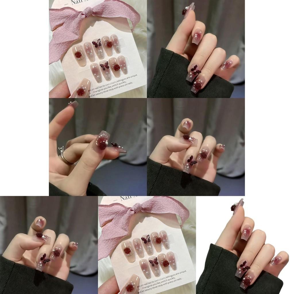 Wholesale Nail Wraps In Plum Jam Color Suitable For All Sizes Xs S M L