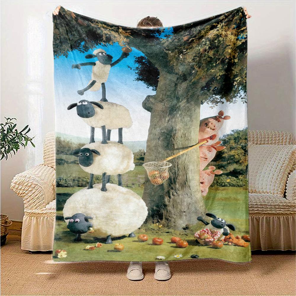 Shaun Blanket, High quality Comfortable for All Seasons, Home Decor, Warmth and Comfort
