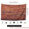 Red Brick Wall Tapestry, Rustic Brick Print Wall Hanging Decor