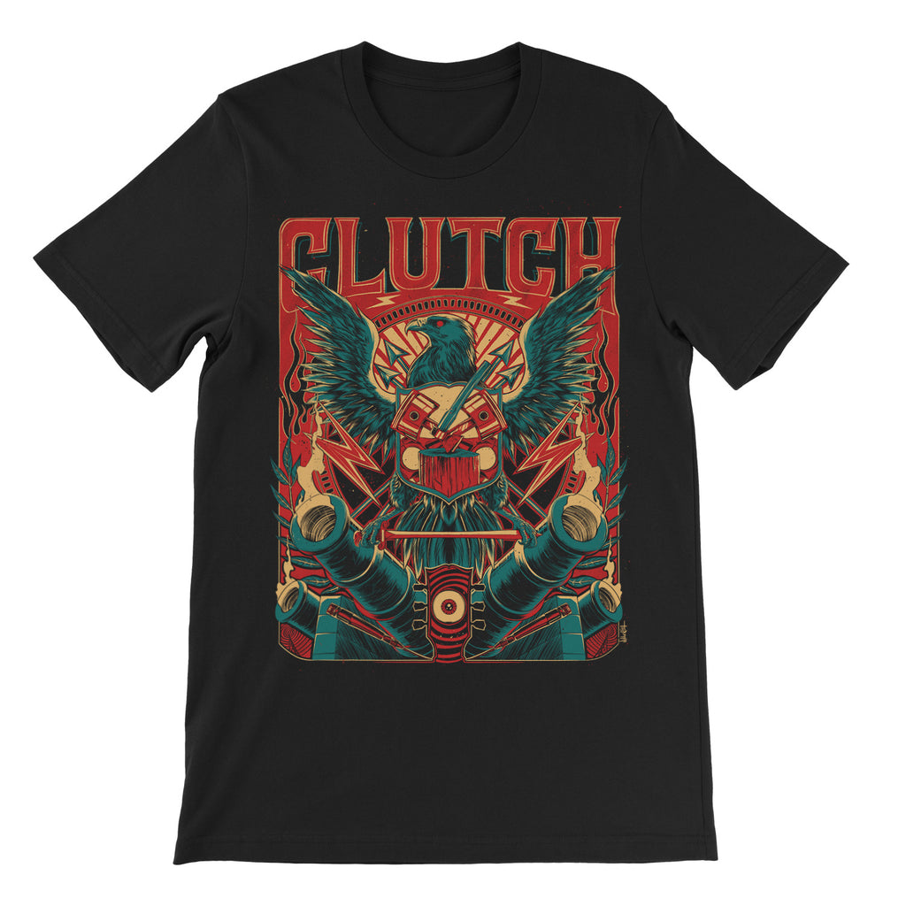 Clutch Band Graphic Cotton Tshirt Unisex Summer Short Sleeve Fashion Brand Tee Luxury Casual Vintage Retro Top