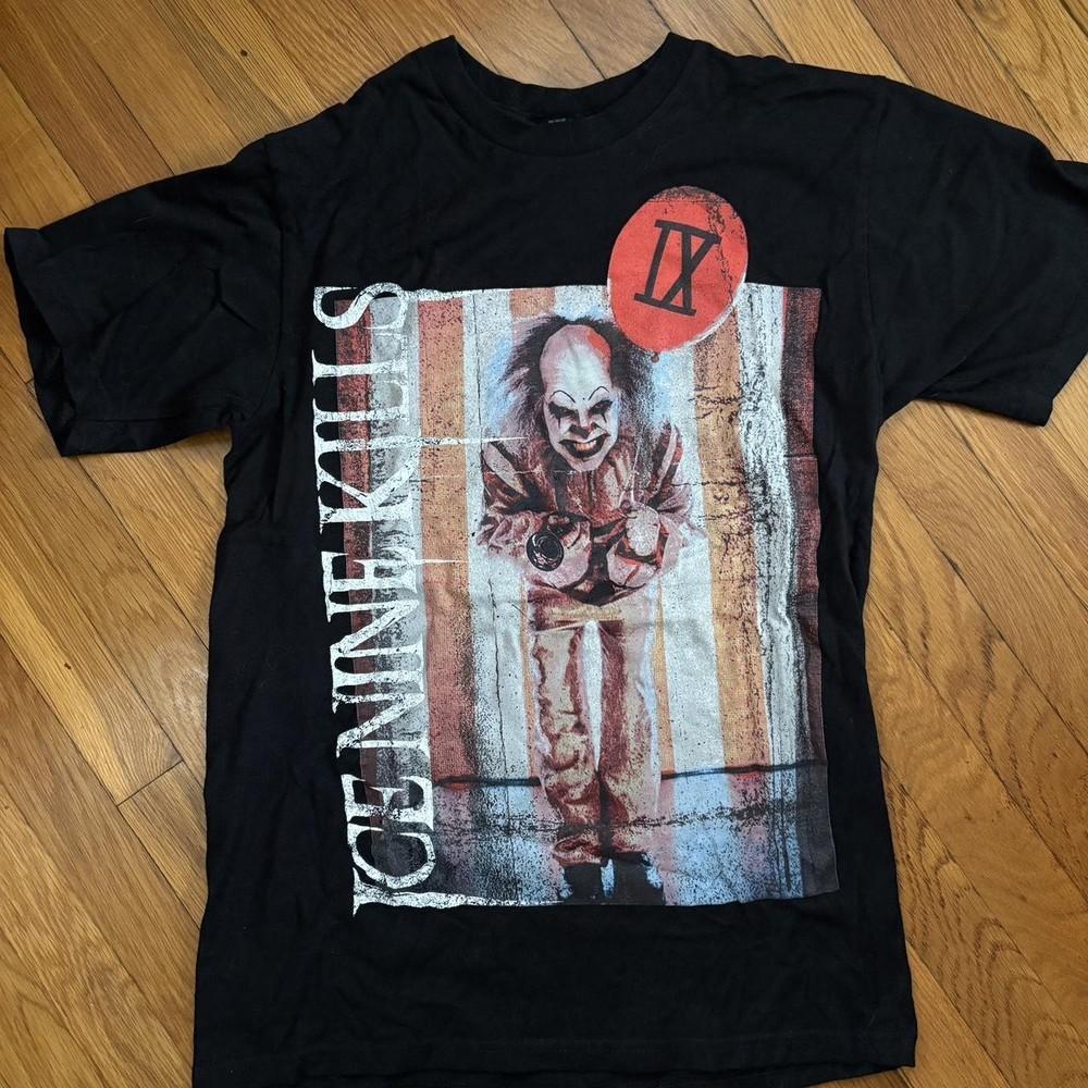 

Ice Nine Kills band IT 90s Retro style Black Short Sleeve T shirt Unisex NH21162 Unisex T-Shirt S