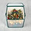 64-Grid Baubles Storage Box Large Capacity Portable Ornament Divider Detachable Foldable Storage Container Holiday Accessories