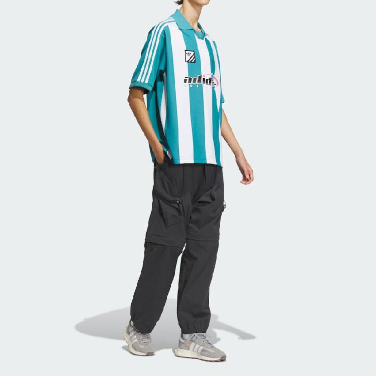 Adidas Originals Play Football Breathable Short Sleeve Polo Shirt Men Tops Arctic-Blue IW6307