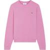 FW24 Fox Head Patch Round Neck Long Sleeve Sweatshirt Women Sweatshirt Fairy-Pink LW00302KM0001-P630
