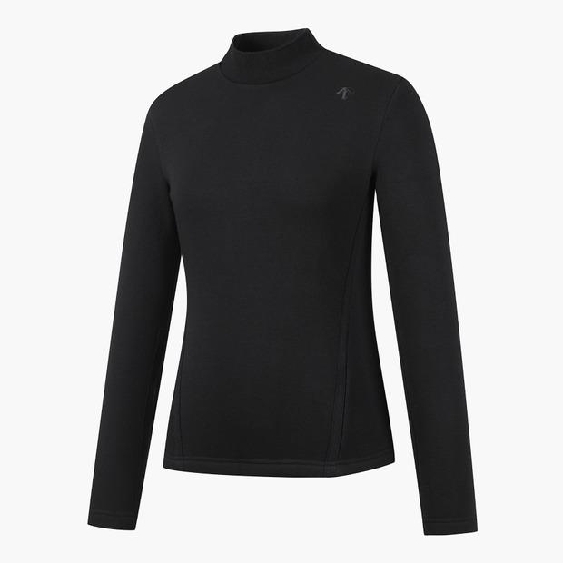 DESCENTE GOLF Women'S High-Neck Fleece-Lined T-Shirt