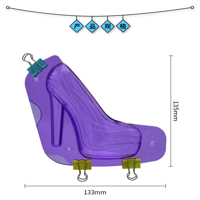 3D Chocolate Mold High Heel Shoes Candy Cake Decoration Molds Diy Baking Tools