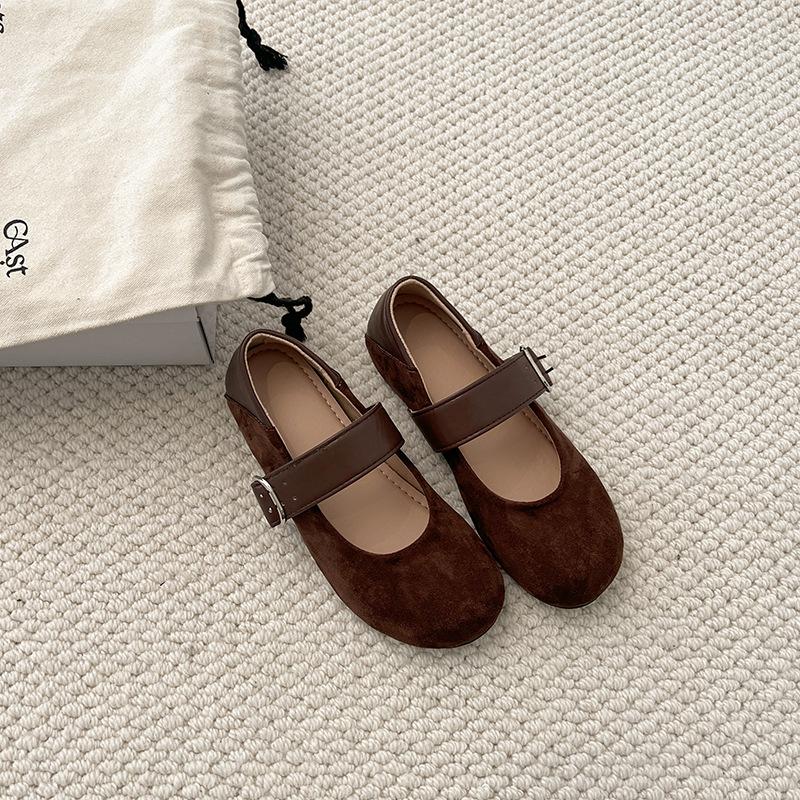 

Niche retro leopard print Mary Jane shoes for women s 2025 autumn new Xiaoxiangfeng gentle temperament two wear light mouth single shoes 40