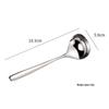 304 Stainless Steel Deepened Hot Pot Ladle with Thickened Short Handle