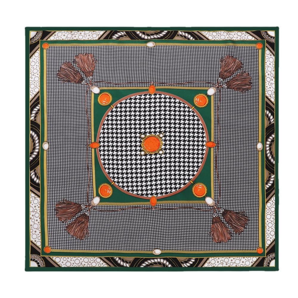 Vysoce kvalitní luxusní hedvábné šátky čelenka Šály Šála na krk pro ženy Řetízek Hedvábný šátek Dámská ozdobná šála