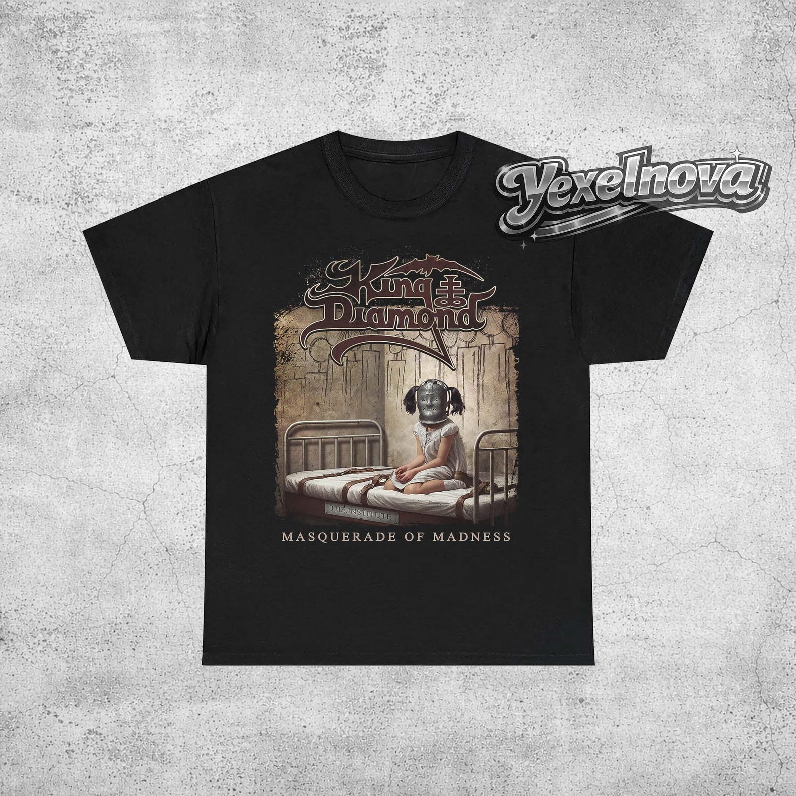 King Diamond Masquerade of Madness T-Shirt – Metal Music Band Merch M