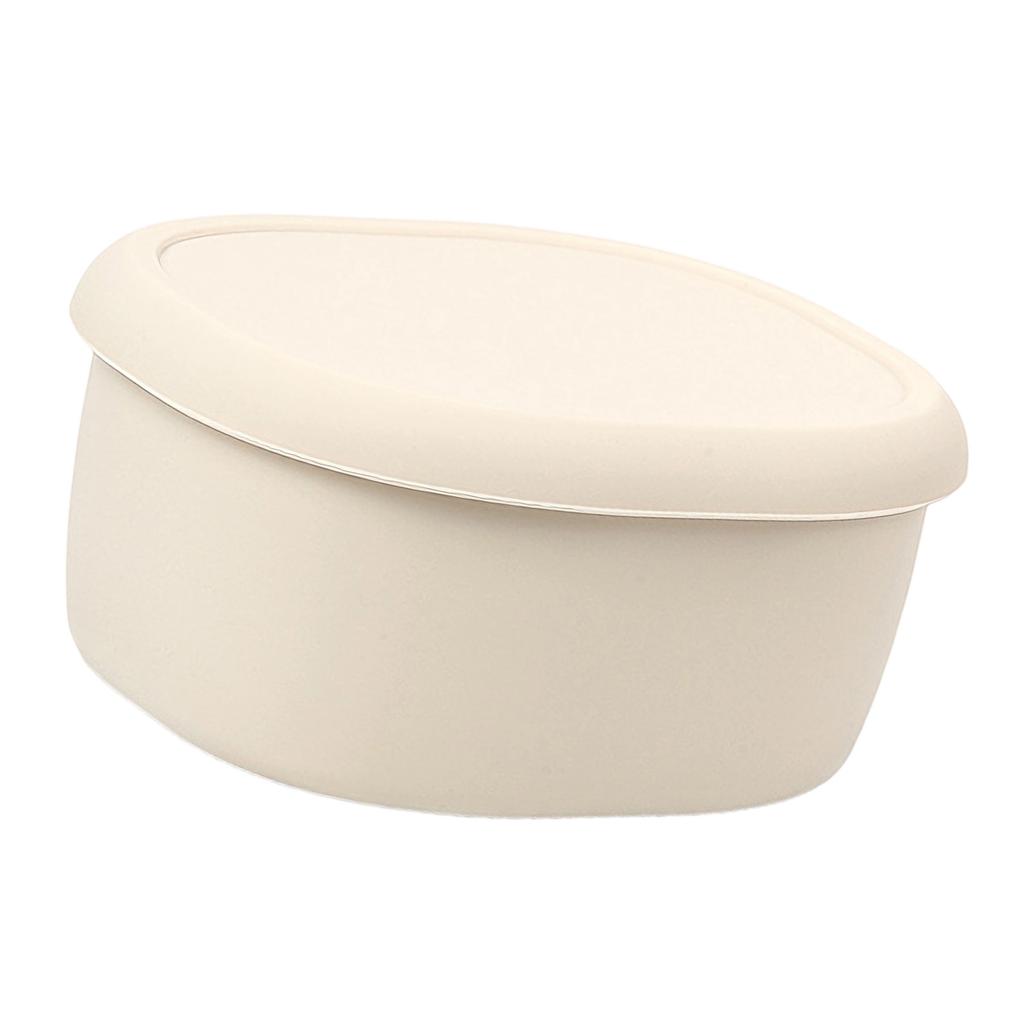 Portable Silicone Bentos Box Microwave Safe Easy To Carry Leak Proof For Commuting Student And Office Worker