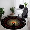 1pc The Lord of the Rings Office Round Area Rug, Under Office Chairs Bedroom Living Room Home Decor A0926176