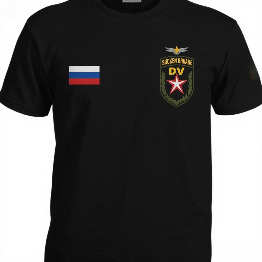 Russian Airborne Troops VDV Air Sudden Brigade TShirt 100 Cotton ONeck Summer Short Sleeve Casual Mens Tshirt Size S3XL