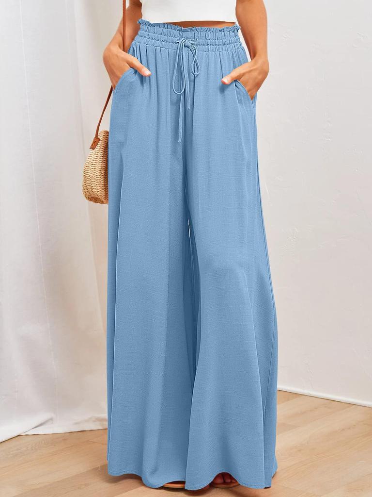 Women's High-Waisted Wide-Leg Culottes - Autumn/Winter Collection
