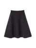 Baisiwang High-Waisted Wool Blend A-Line Skirt - Women's Slimming Mid-Length for Winter