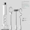 2025 USB Rechargeable Electric Milk Frother 9s Fast Foam Maker for Coffee/Cappuccino - Home Barista Daily Drink Tool Black White