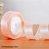 2.5cm Satin Ribbon for Gift Wrapping, Cake Decoration, DIY Crafts, and Floral Art