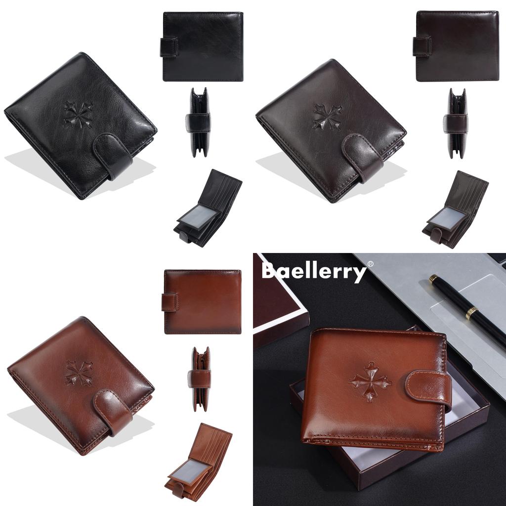 Vintage Ladies Wallet Card Holder With Durable Pu Material For Daily Use