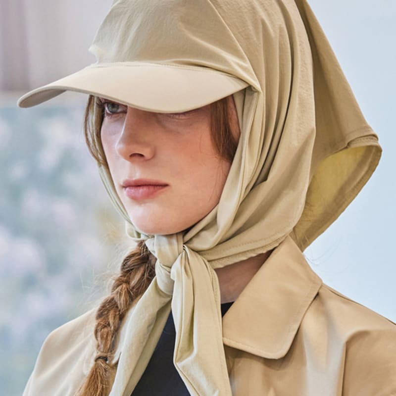 

VARZAR VAZAL LABEL BANDANA BALL CAP BEIGE FREE