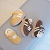 Two cotton velvet baby toddler shoes velvet male and female students warm sports shoes cotton shoes waterproof running shoes versatile