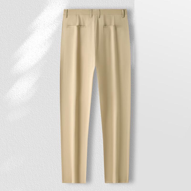 MONTAGUT Men's Cotton Blend Straight-Leg Casual Trousers JG